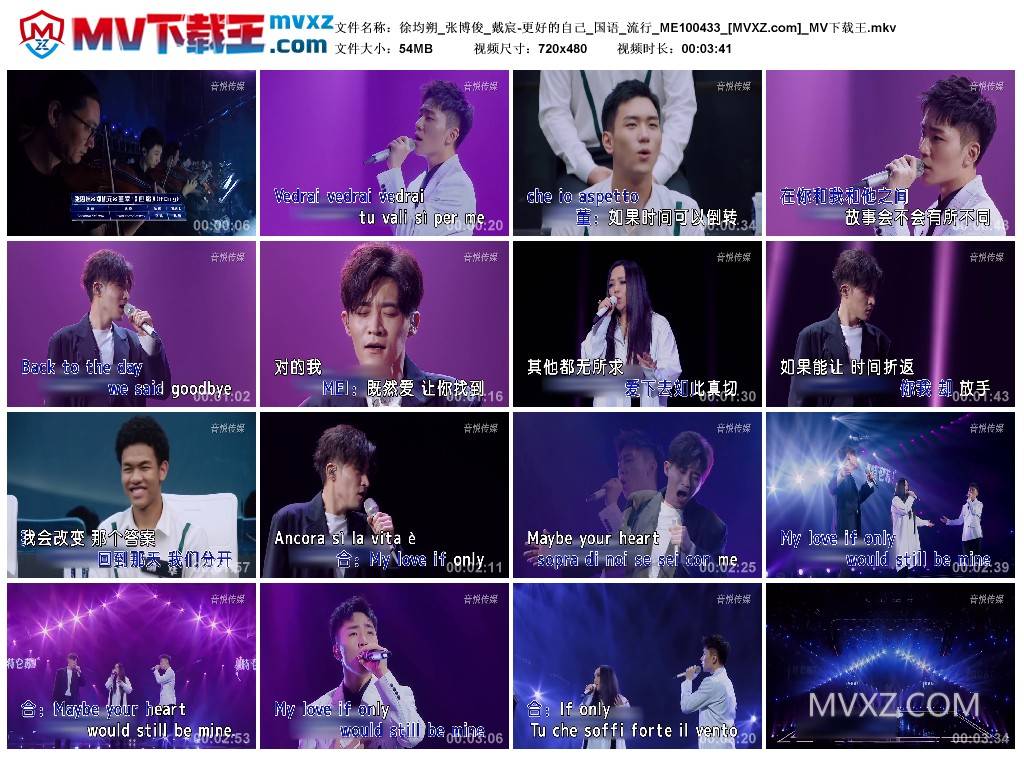 徐均朔_张博俊_戴宸-更好的自己_国语_流行_ME100433